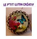 Bague "cabochon papillon"