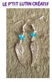 Boucles d'oreilles "aile"