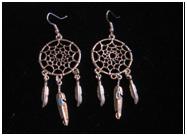 Boucles d'oreilles "attrape rêve"