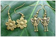 Boucles d'oreilles "bronze"