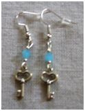 Boucles d'oreilles "clé"