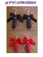 Boucles d'oreilles "éclair"