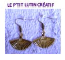 Boucles d'oreilles "éventail"