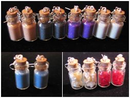 Boucles d'oreilles "fiole"