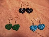 Boucles d'oreilles "gaufrette"