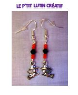 Boucles d'oreilles "sorcière"