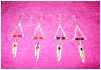 Boucles d'oreilles "triangle"