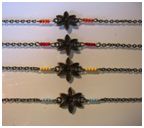 Bracelet "fleur bronze 2"
