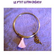 Bracelet bronze "breloque"