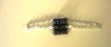 Bracelet "carré de chocolat et strass"