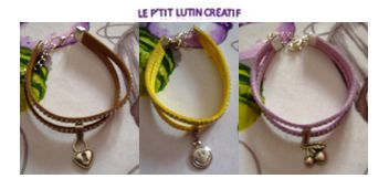 Bracelet "suédine double rang"