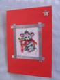carte de noël : souris
