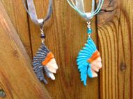 Collier organza "indien"