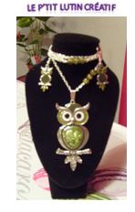 Parure "grand hibou"