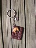 Porte clés "chocolat + croissant"