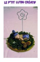 Porte photo "bébé lutin"