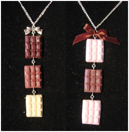 Ras de cou "trio tablette de chocolat"