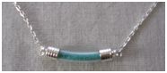 Ras de cou "tube en verre"