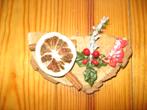 suspension de noël : orange séchée