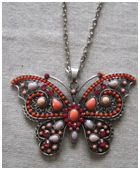 Sautoir " grand papillon "