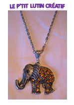 Sautoir "grand éléphant"